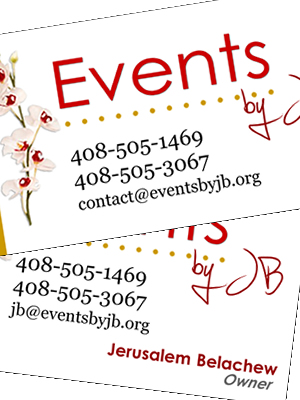 spun simply business cards sample